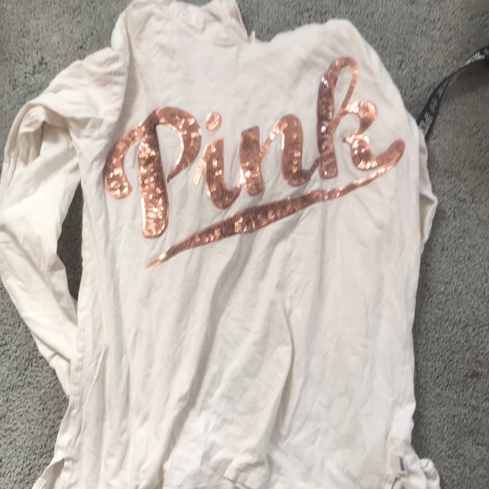 Rose gold vs pink hoodie
